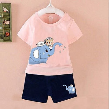 Bear On Elephant Graphic Set INF
